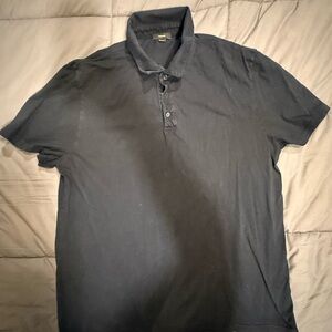 Men's Black Polo Shirt Vince XXL